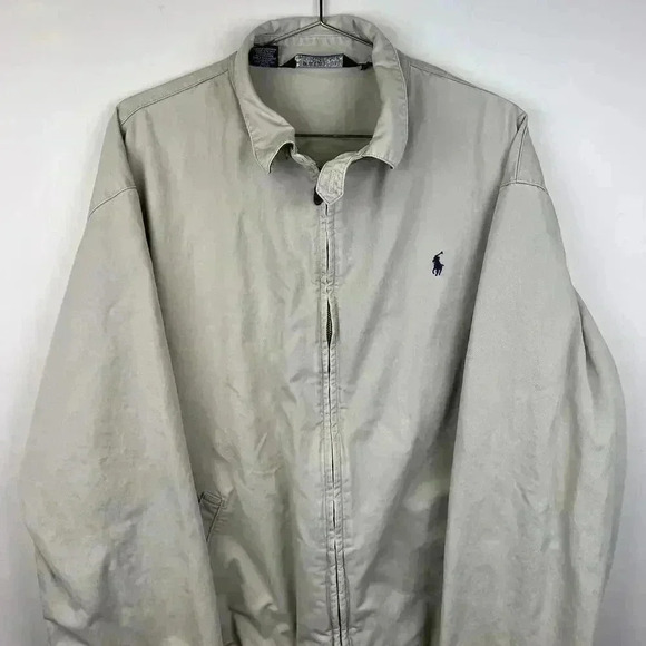 Polo Ralph Lauren Men's Light Beige Windbreaker Jacket - Picture 2 of 6